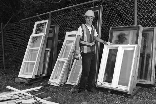 Professionals conducting home clearance in a Brixton residence