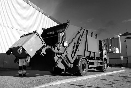 Residents utilizing waste removal services in Brixton