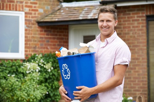 Clutter-free and organized home after clearance in Brixton